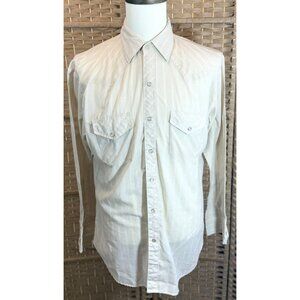 BJ-R Authentic Western Long Tail Form-Fit Shirt Size L